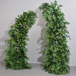 New Artificial Green Plant Horn-shaped Artificial Leaves Arches