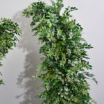 New Artificial Green Plant Horn-shaped Artificial Leaves Arches