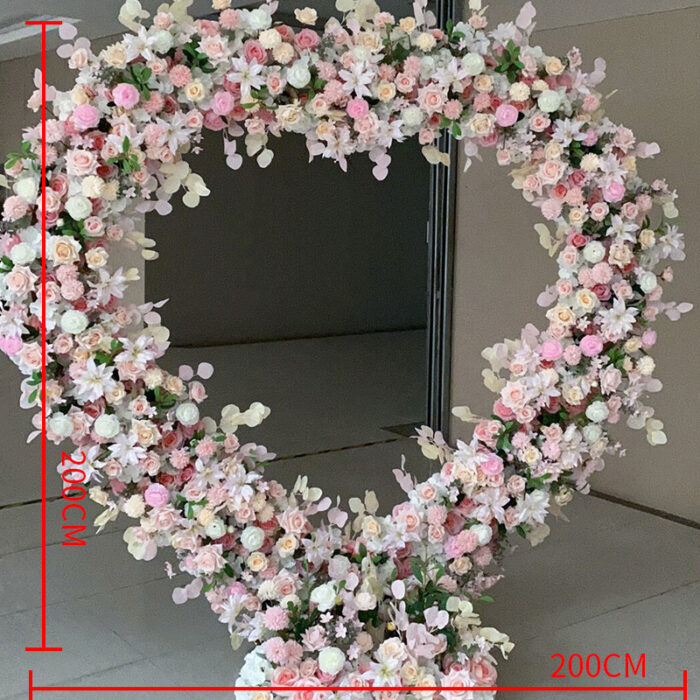 New Heart-shaped Frame Floral Arrangement Set