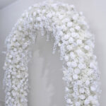 New Forest-themed 5D Babysbreath Flowers Arch For Outdoor Wedding