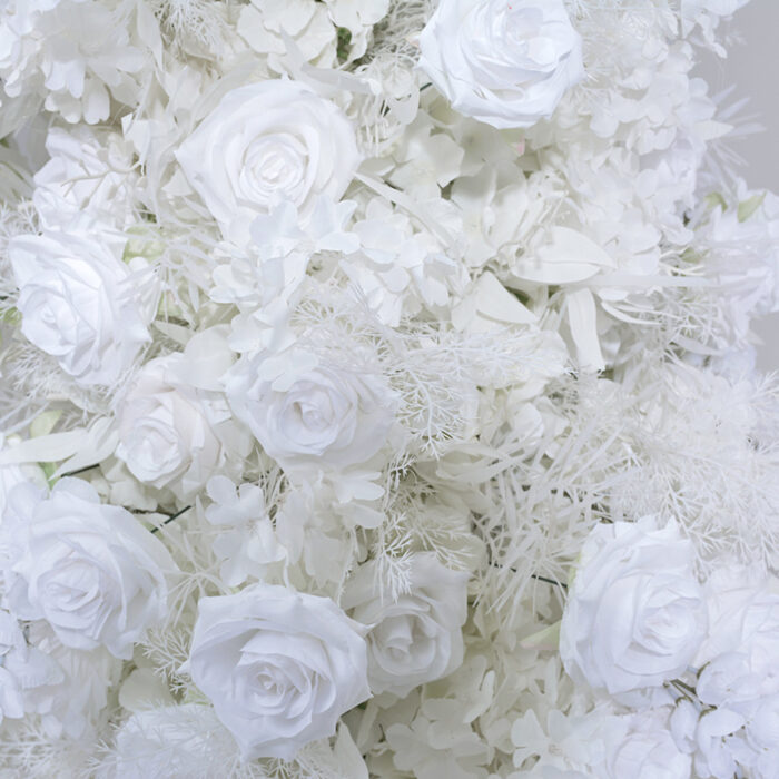 New Forest-themed 5D Babysbreath Flowers Arch For Outdoor Wedding